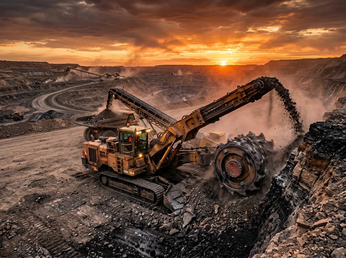 Surface Miners operating in a modern mining environment